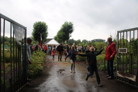 Finish konijnenloop.